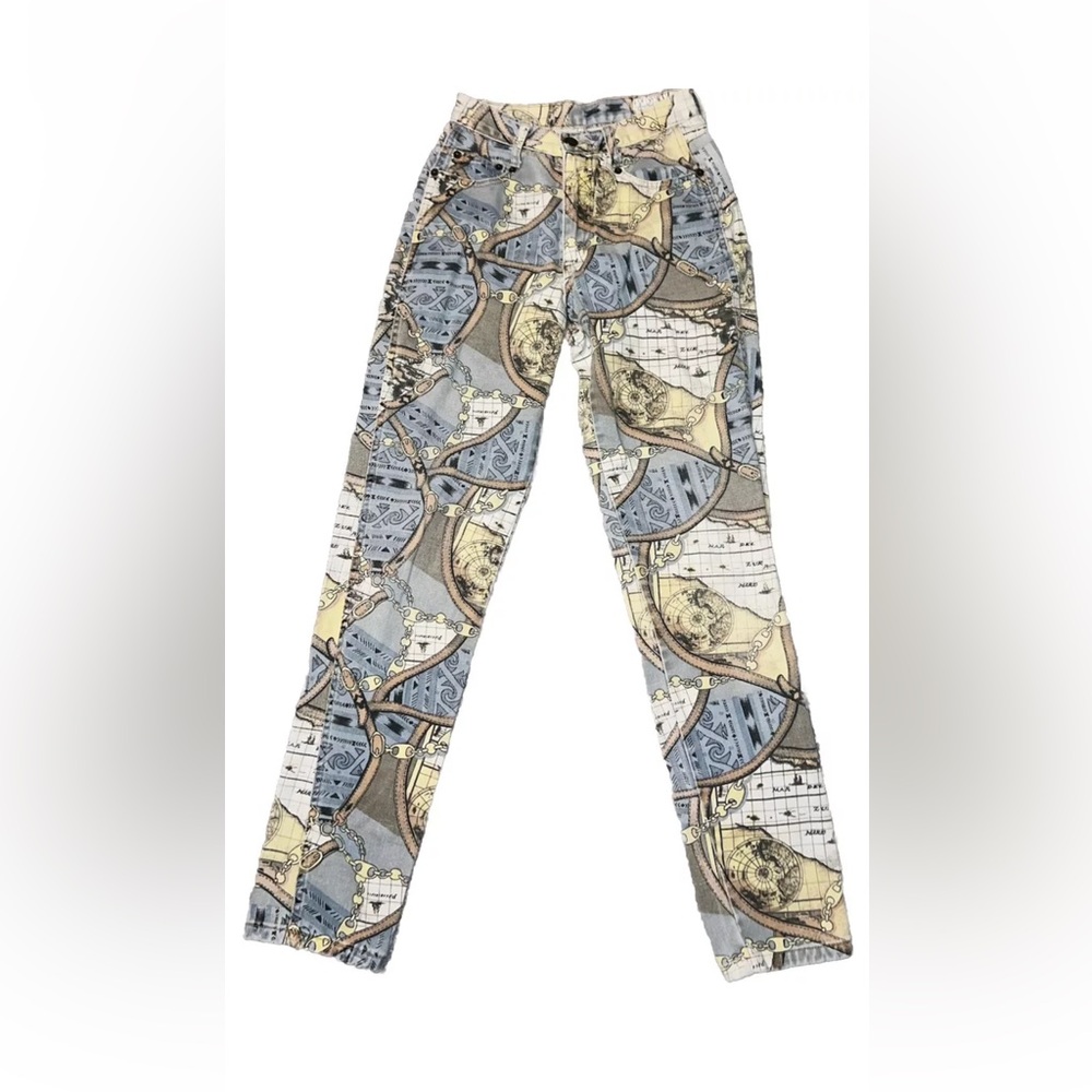 Vintage MODA INTL American Designer Fullprint Denim Jeans
 - Size 2